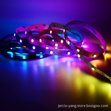 The SK6812 built-in IC 5050RGB phantom lamp casing waterproof 60l-60led running water can be adjusted